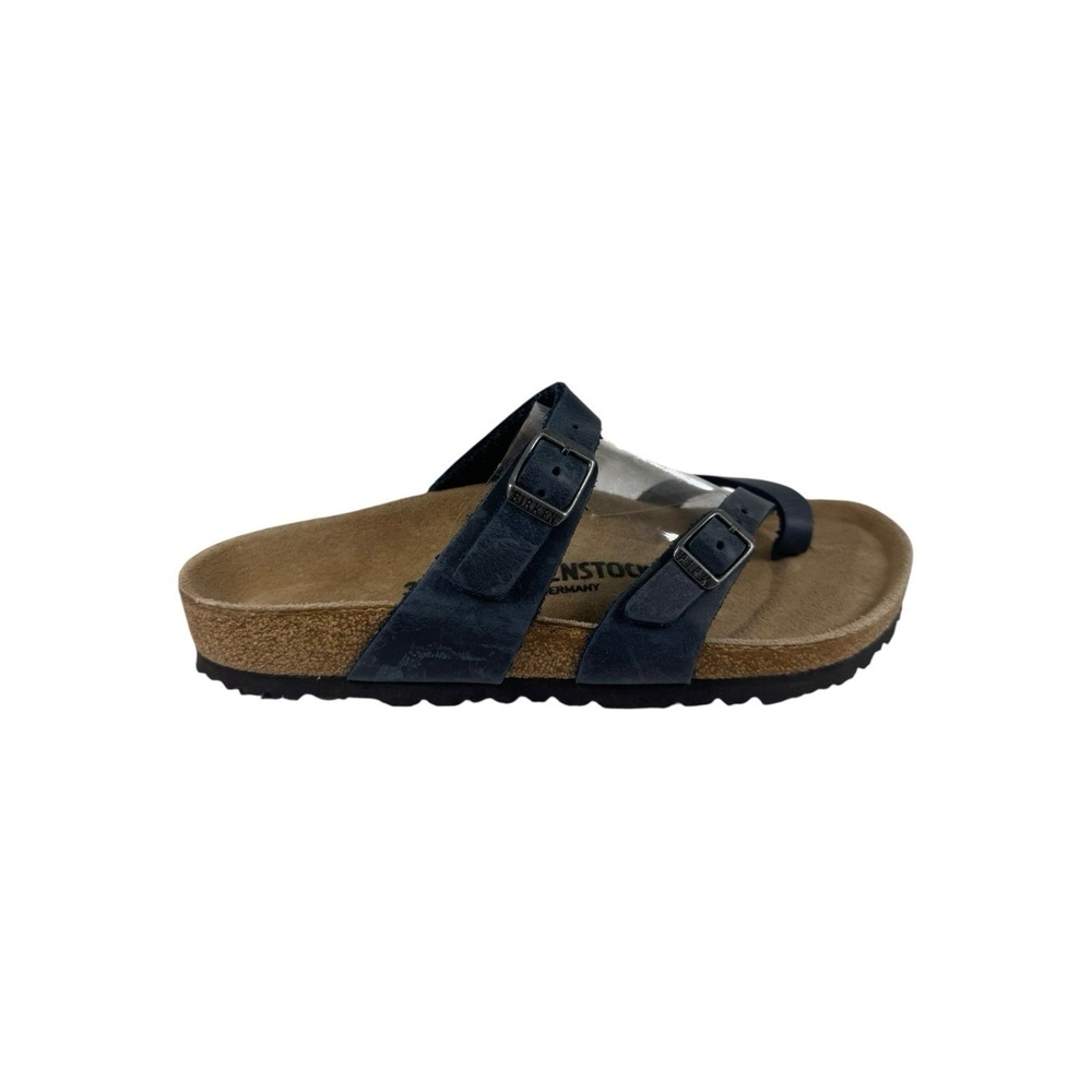 Birkenstock Mayari Blue Oiled Leather Women Size 7 No Box